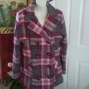 Rue 21 plaid coat